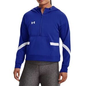 Under Armour Women’s Storm Armour Fleece Royal Blue Hoodie Size L NWT